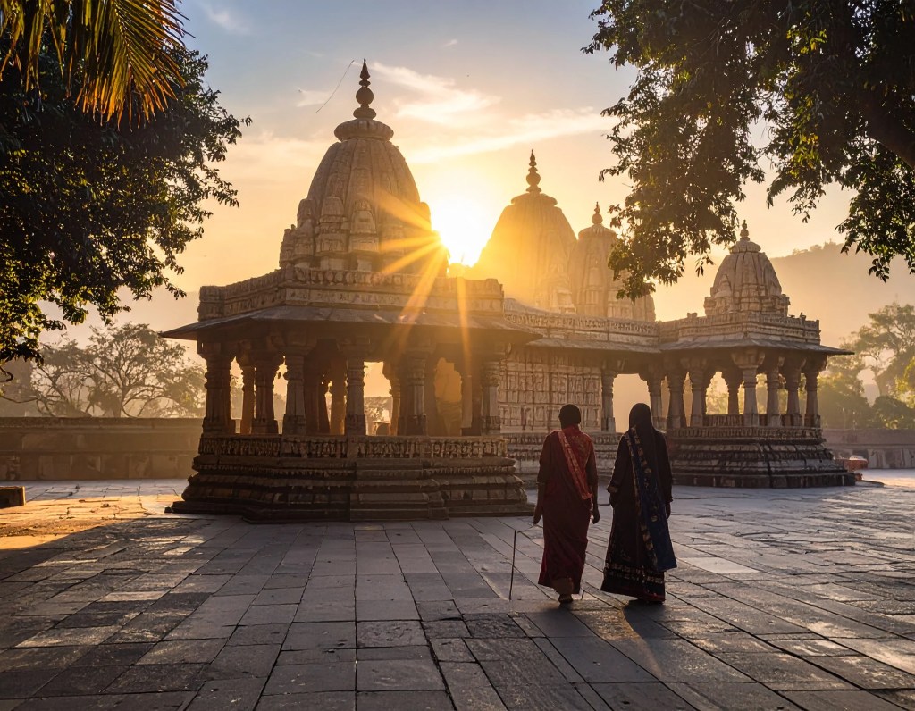 Hubli temple Ai generated